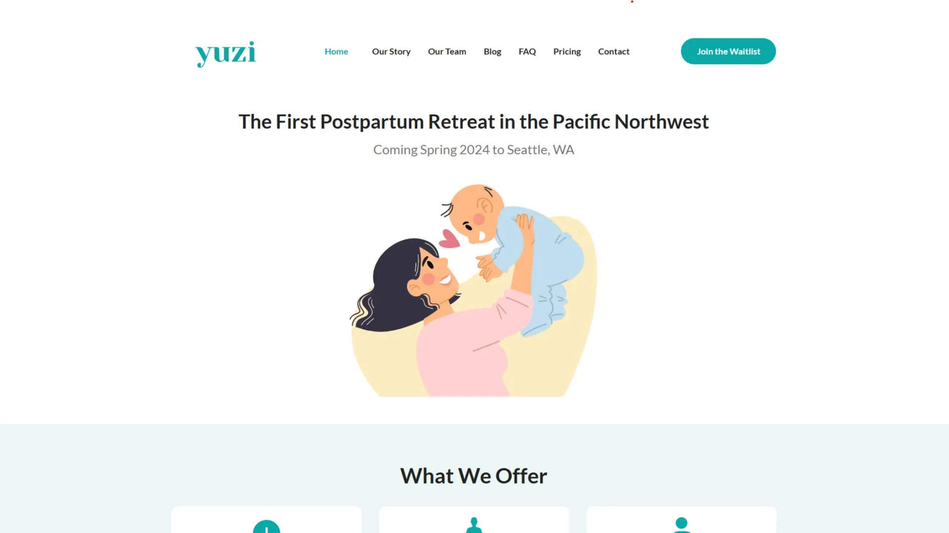 Yuzi Care website by Rainier Digital Solutions